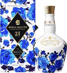 Whisky Royal Salute 21 Anos Edição Especial Richard Quinn Branco-700ml