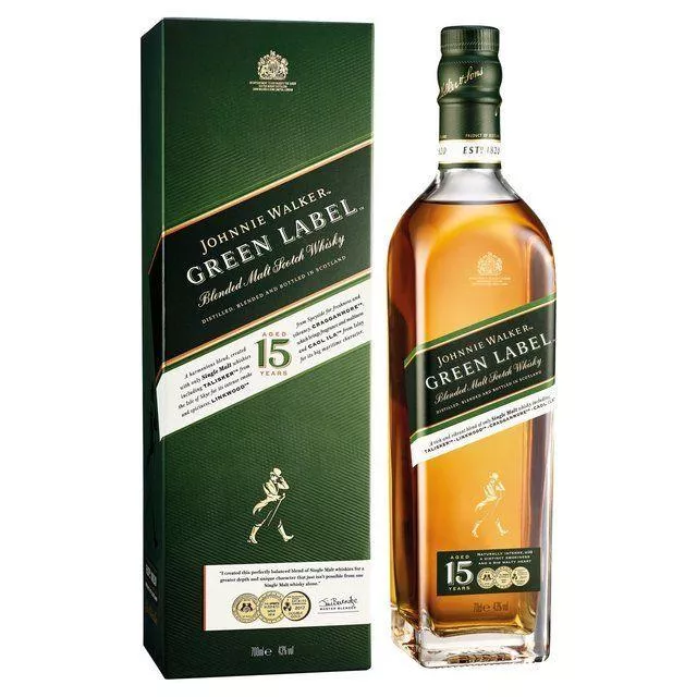 Whisky Johnnie Walker Green label 15 anos-750ml