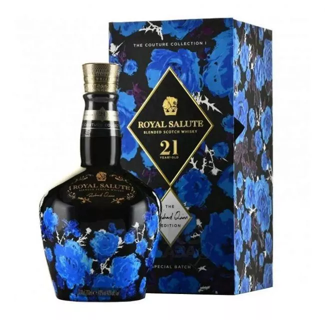 Whisky Royal Salute 21 Anos Edição Especial Richard Quinn Preto-700ml