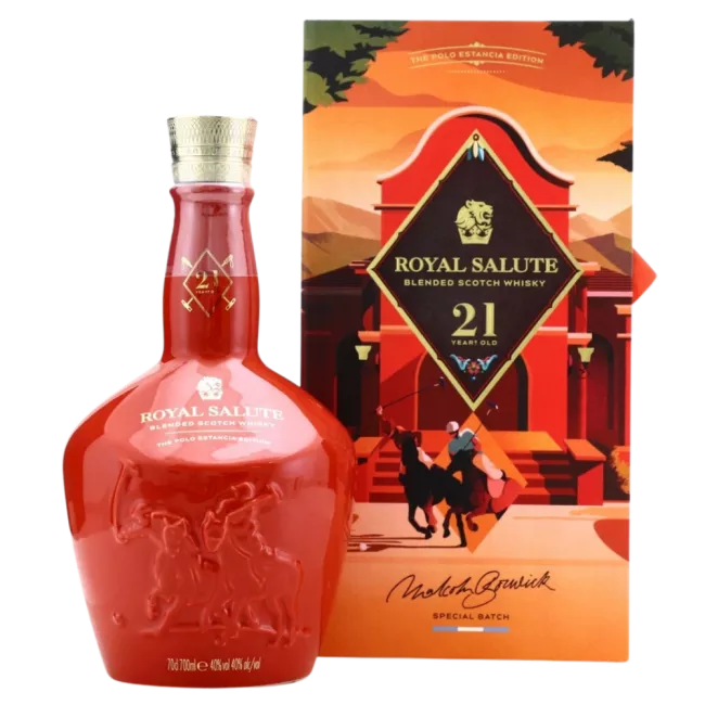 Whisky Royal Salute The Polo Estancia Edition 21 Anos-Vermelho-700ml